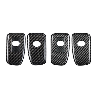 Carbon Silver Black Remote Smart Key Fob Shell Cover for Lexus 2014-2017