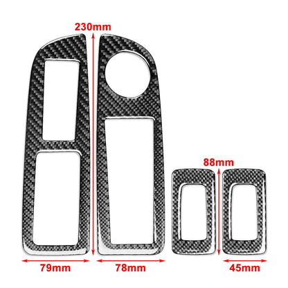 Window Lift Switch Cover Trim for Chrysler 300 300C (2005-2007) Black