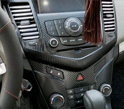 28 x Carbon Fiber Interior Covers Trim Stickers for Chevrolet Cruze (2009–2015)