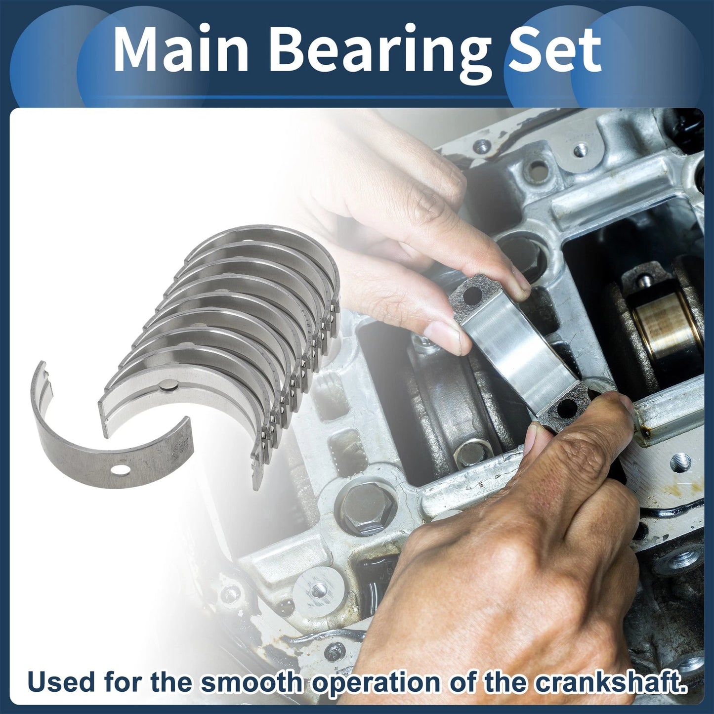 Main Bearing Set for Isuzu Campo (1983-1990)