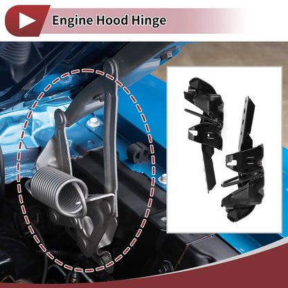 Hood Hinges for Honda Civic 2022-2023 Front Bonnet Bracket 2 x