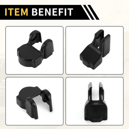 Door Limiting Cover Trim for Jeep Wrangler JL JLU (2018-2024) Black