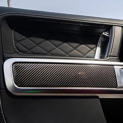REAL Carbon Fiber Interior Door Panel Cover Trim for Benz G500 G63 W464 2019-23