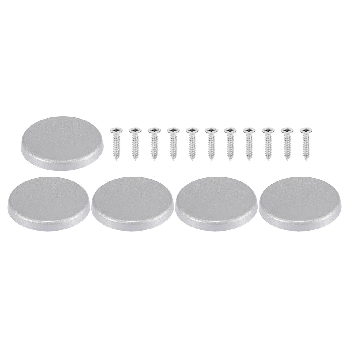 5 x Door Handle Trim Covers for Jeep Wrangler 4 Door (2007-2018) Silver Tone