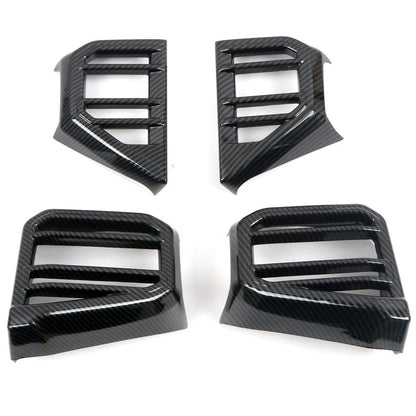4x Dashboard Side Air Vent Outlet Cover Trim for Toyota Tundra (2022)