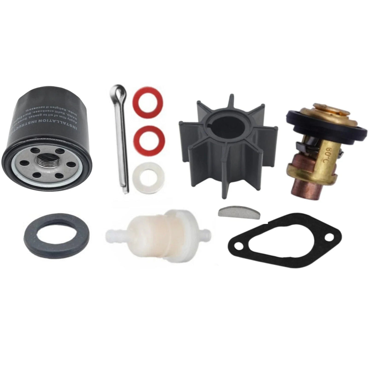 Maintenance Kit for Tohatsu Marine MFS 9.9HP/15HP/20HP Outboard