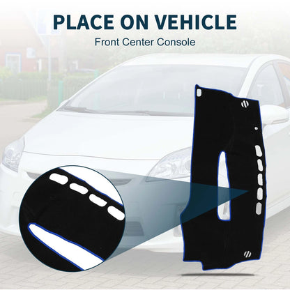 Dashboard Dash Cover Mat 1 Set for Toyota Prius (2010–2015)