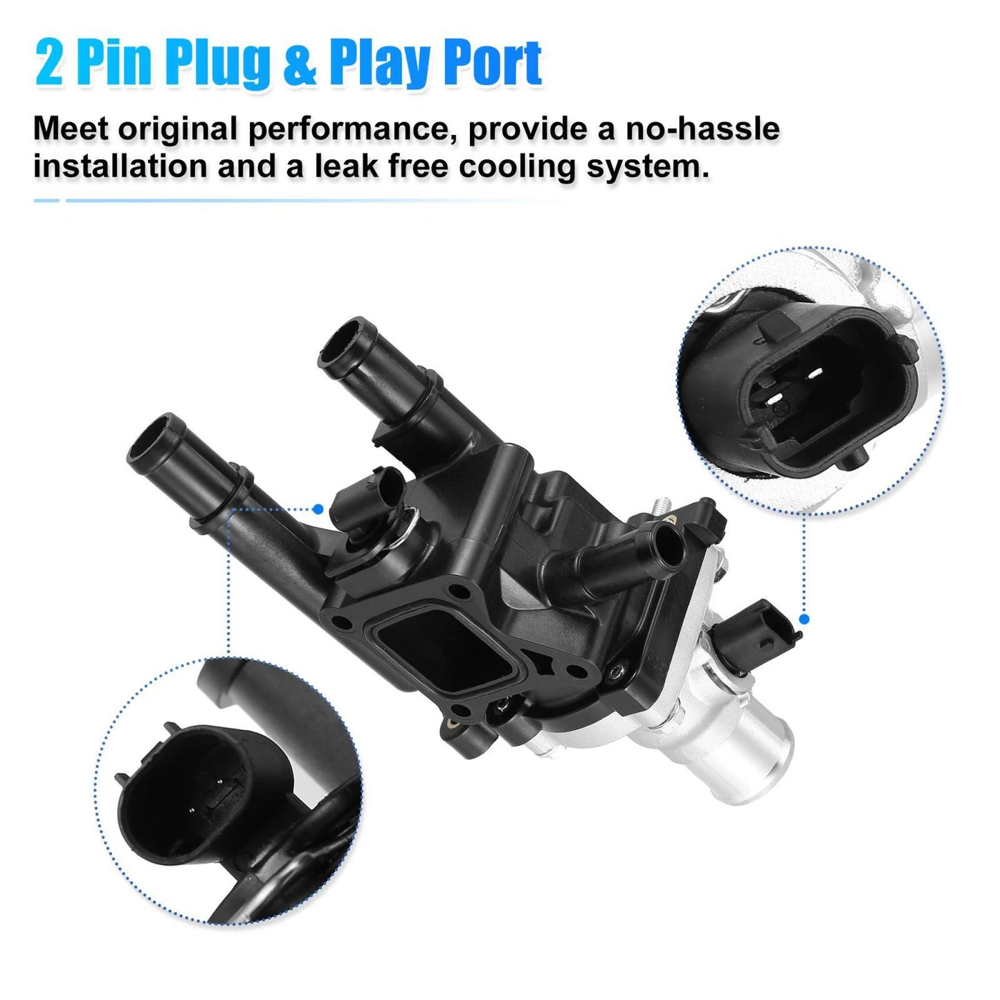 Thermostat Housing Assembly for Chevy Cruze Sonic (2011 - 2028)