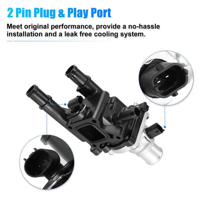 Thermostat Housing Assembly for Chevy Cruze Sonic (2011 - 2028)