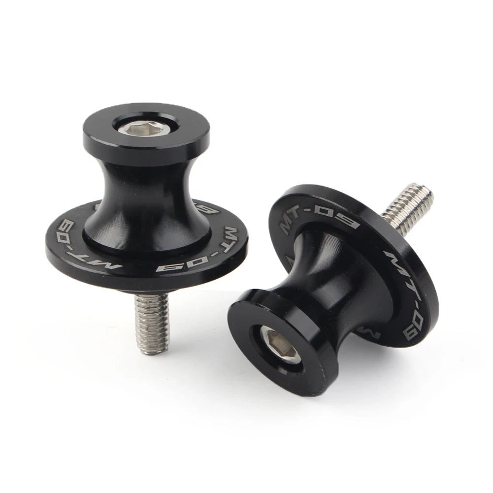 6MM Swingarm Spools Sliders for YAMAHA MT-09 FZ09 (2013-2022) Black