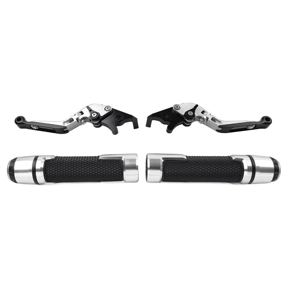 Folding Extendable Brake Clutch Levers & Handlebar Grips for BMW C650GT C600