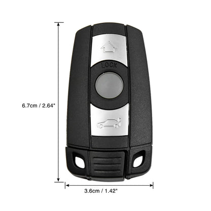 Car Key Fob Shell Case KR55WK49127 for BMW 1 3 5 6 7 Series (2006-2013)