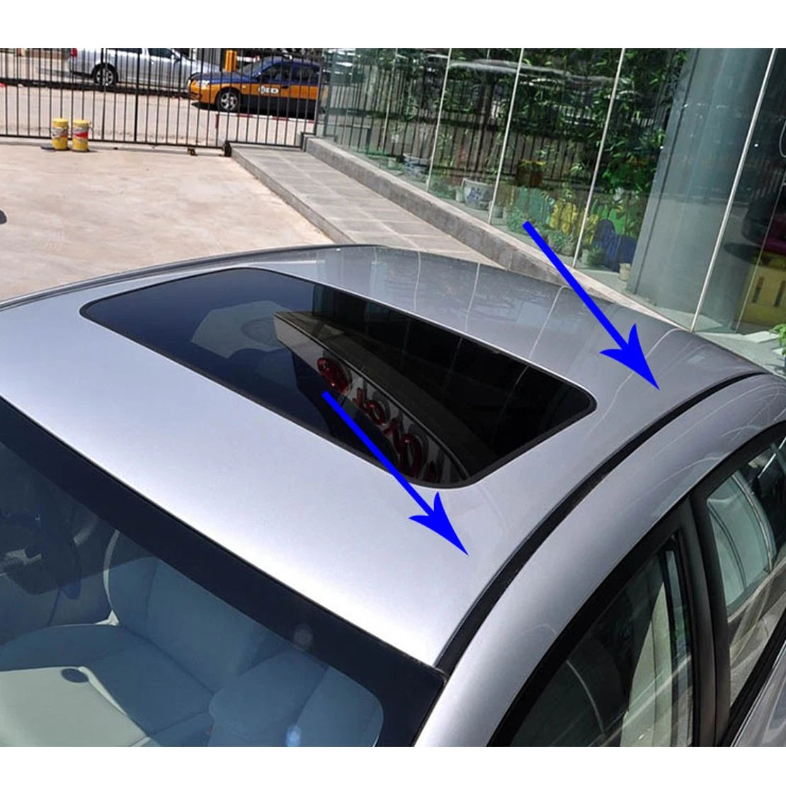 Black Car Roof Trim Rubber for Toyota Corolla (2009-2013)