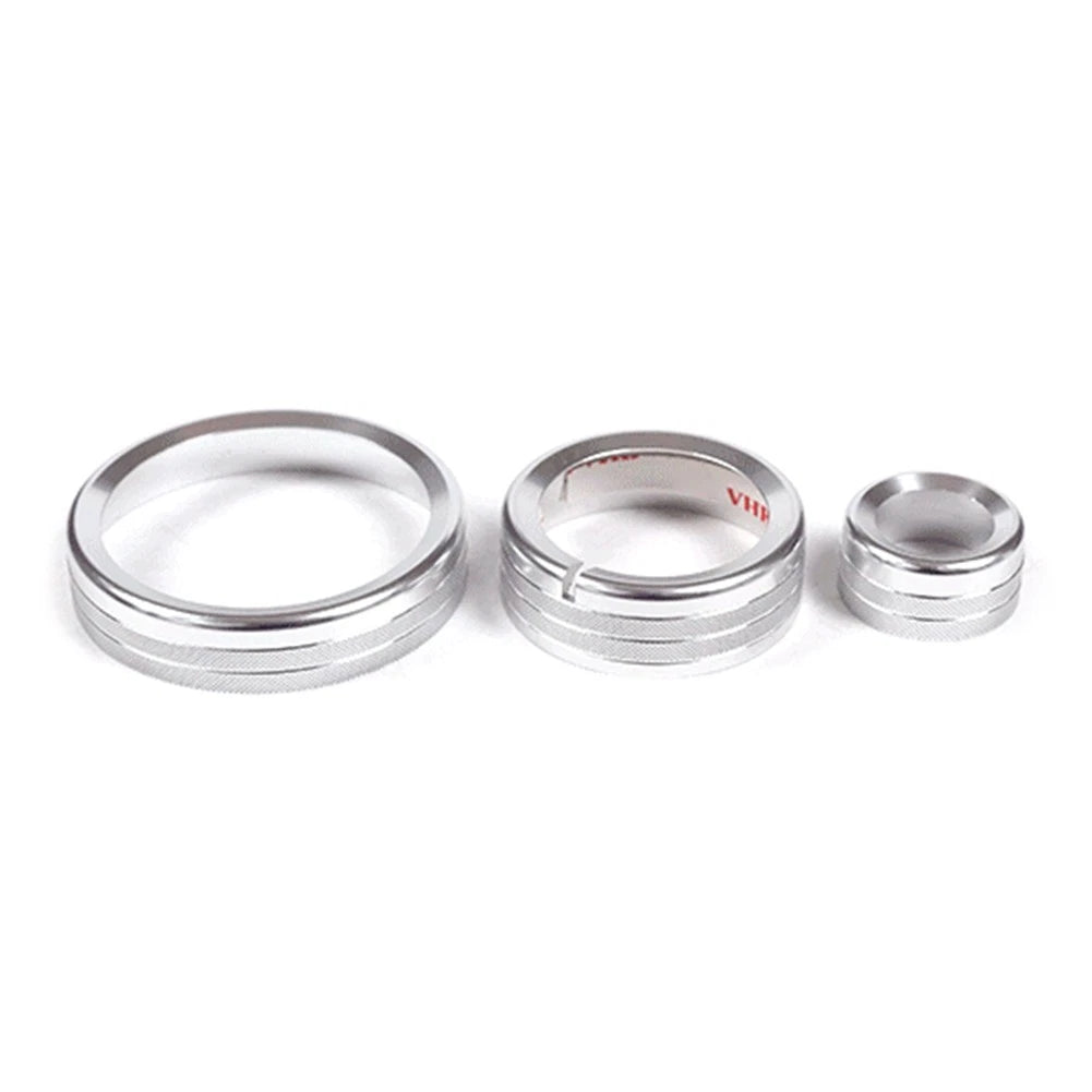 Silver Multimedia Knob Ring for Alfa Romeo Giulia Stelvio (2017-2019)