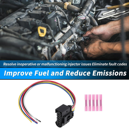5-Wire Fuel Injector Wiring Harness Replacement for Dodge Challenger