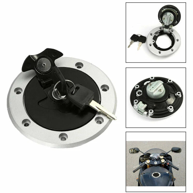 Fuel Gas Cap Lock Key for Kawasaki ZR250 ZR400 ZXR750 GPZ ZX-11 ZZR1100 (1990-2006)