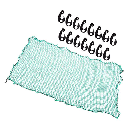 2m x 3m Heavy Duty Cargo Net Mesh w/ 15 Hooks for Ute Trailer/Wagon