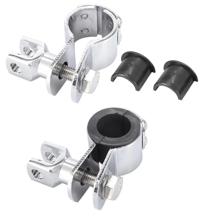 Foot Peg Mount / 1.25" for Harley-Davidson Universal Chrome