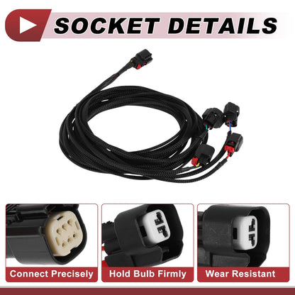 Headlight Light Socket Wiring for Dodge Challenger Fog Light