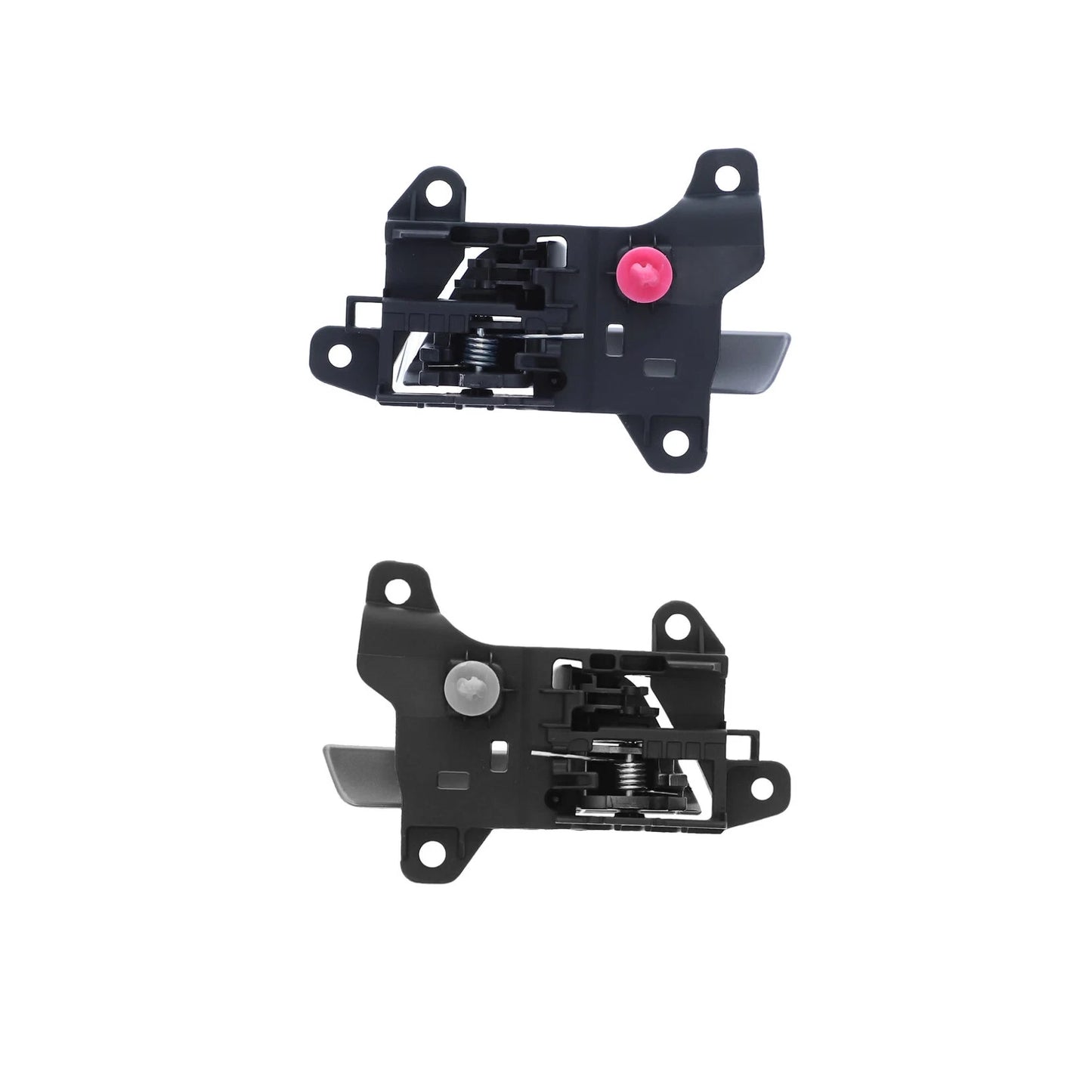 4pcs Silver Inner Door Handle, Black Base for Hyundai Elantra (2012-2016)