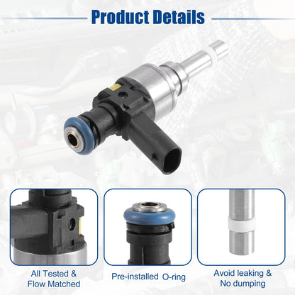 4 x Fuel Injector Nozzles for Mercedes-Benz C 250 (2012-2015)