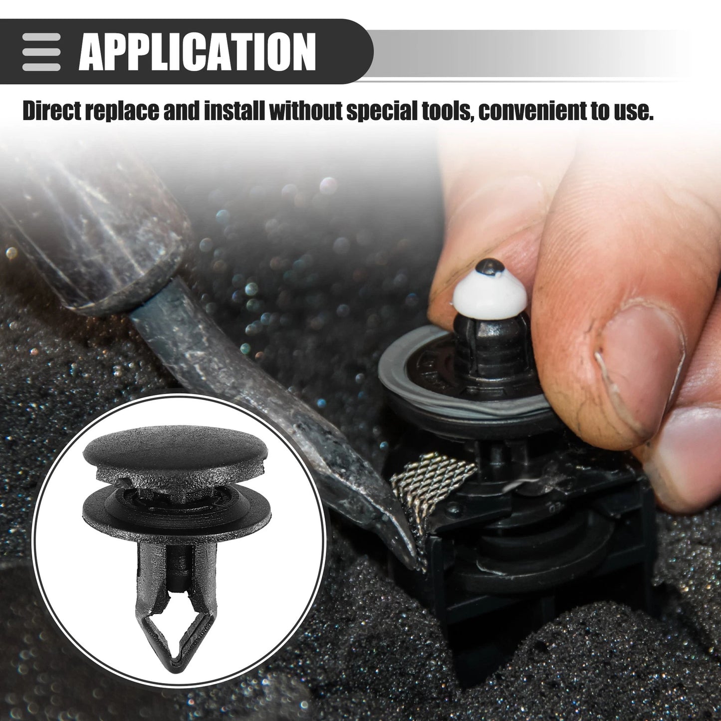 30 Pcs Fender Liner Bumper Cover Clips for Honda