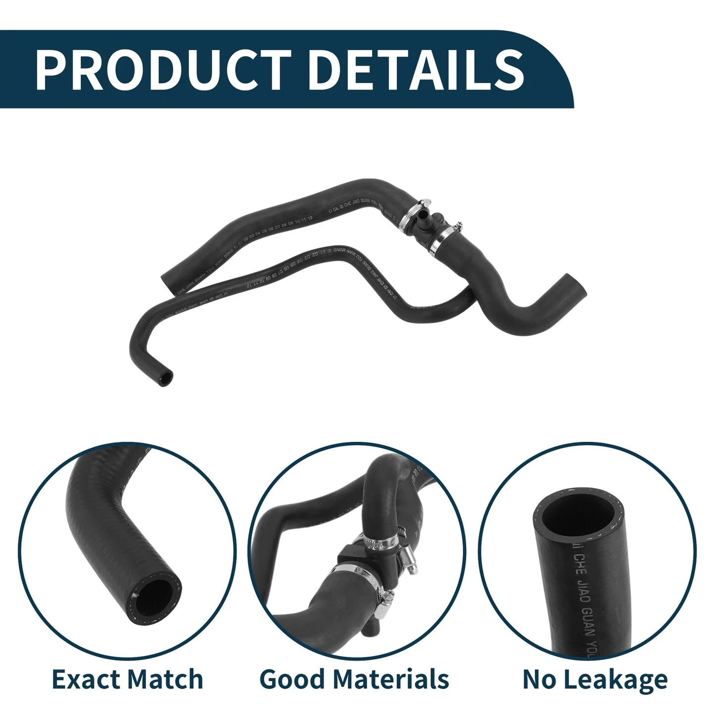 Radiator Hose for Peugeot 307 (2004-2007) Rubber Coolant Pipe