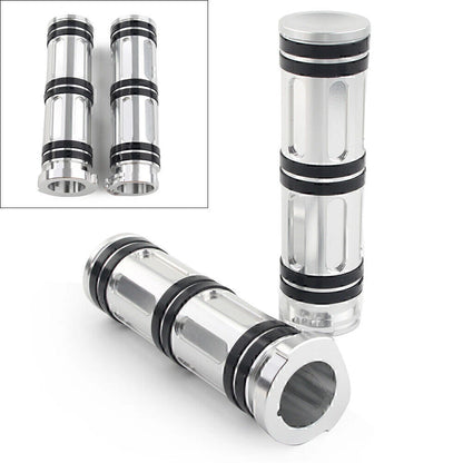1" Aluminum Handlebar Hand Grips for Harley Sportster Dyna Softail Road King
