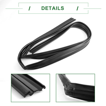 Front Right Door Window Run Channel Seal Strip for Honda Civic (2016-2021)