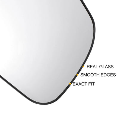 Right Side Heated White Mirror Glass for KIA Sorento (2020-2024)