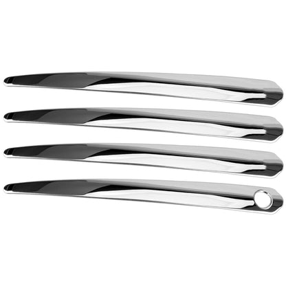 4 x Exterior Door Handle Trim Strip Covers for Toyota RAV4 Highlander (2019-2023)