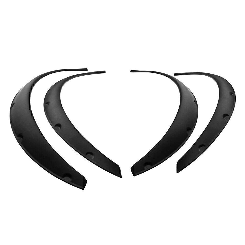 2.75" Universal Flexible Car Body Wheel Fender Flares Extra Wide Arches