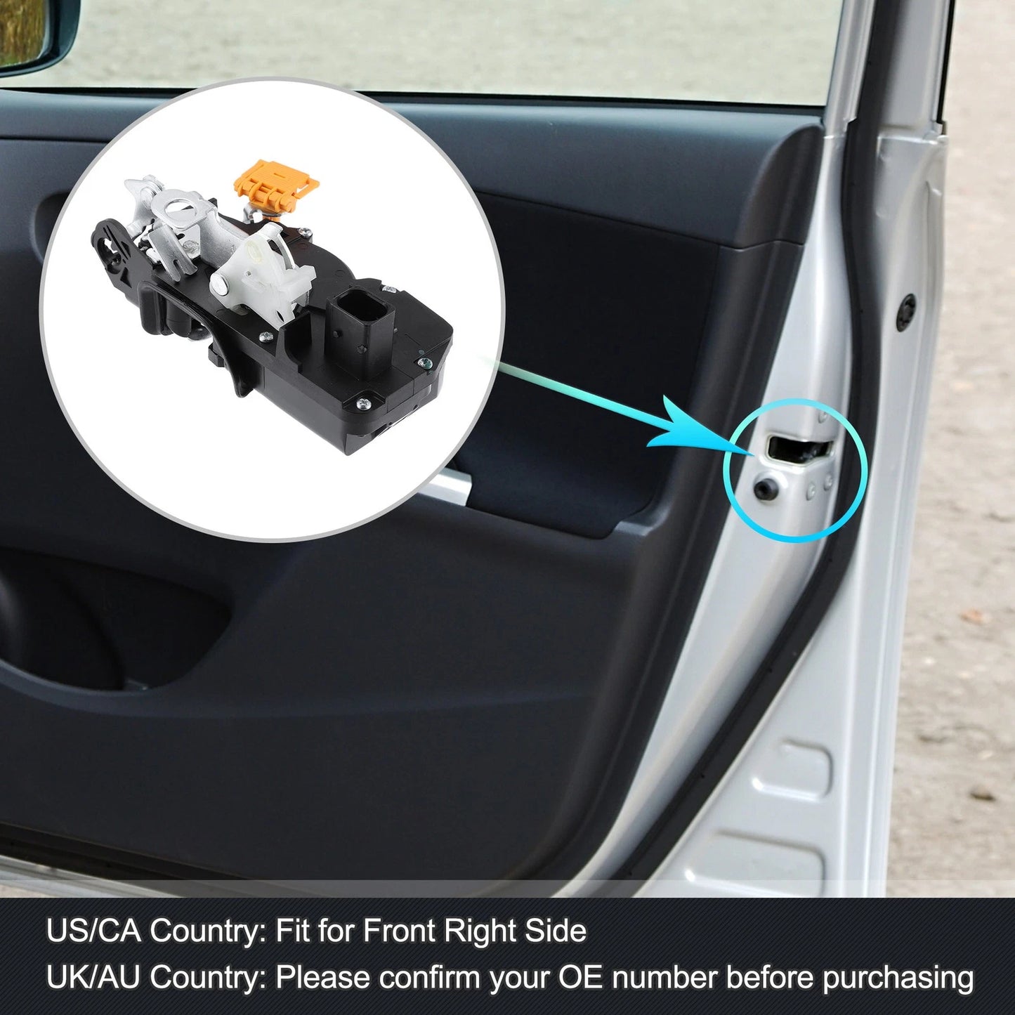 Power Door Lock Actuator Motor Front Right Chevy Malibu