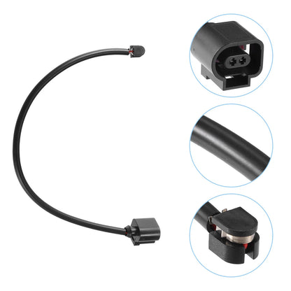 Front Brake Pad Sensor for Porsche Panamera Plastic Rubber Black 1 Pcs