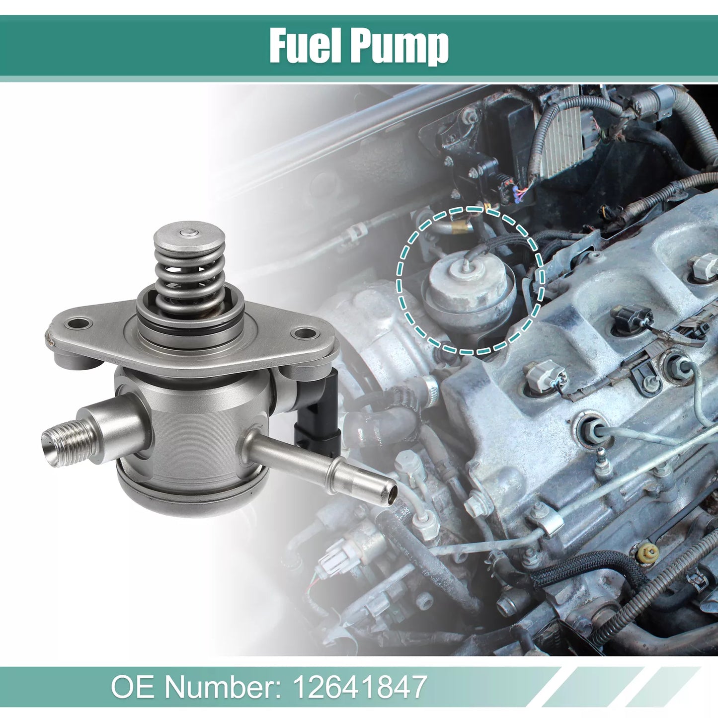 Aluminum Alloy High Pressure Fuel Pump for Chevrolet Equinox 2.4L (2010-2017)