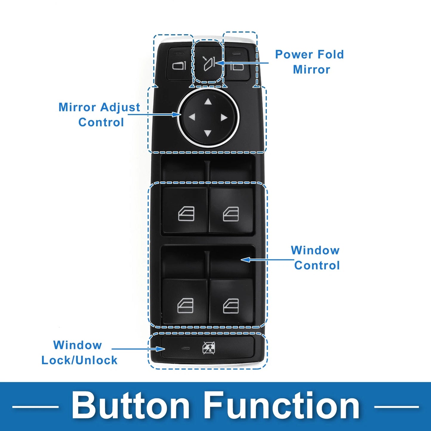 Power Window Switch for Mercedes-Benz C200 (2001-2007)