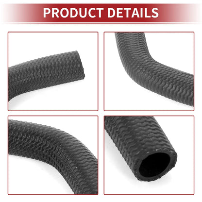 Heater Hose Rubber Black for Nissan Altima (2002-2007)