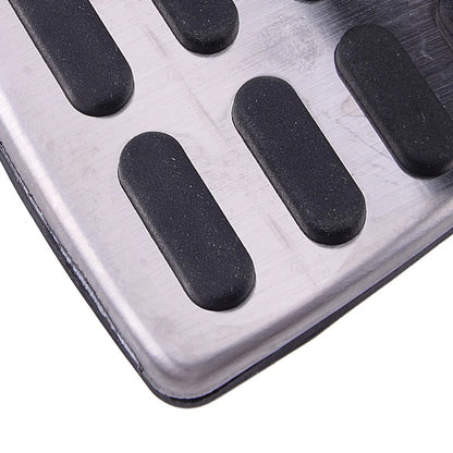Black & Silver MT Throttle Brake Pedal Plate for Hyundai Sonata, Kia Sportage