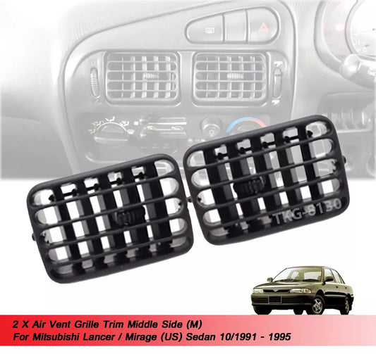 2 x Air Vent Trim for Mitsubishi Lancer (1991-1995)