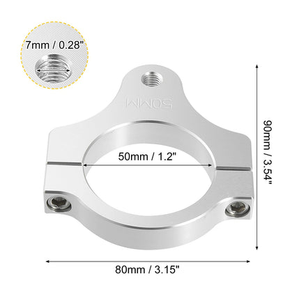 CNC Fork Brackets / 50mm / Steering Damper Mounting Clamp for Motorcycle