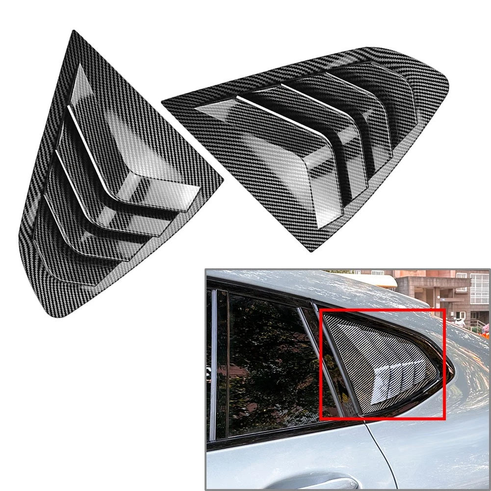 Rear Window Shutter Louver Cover Trim for BMW X4 G02 M40i (2018-2024)