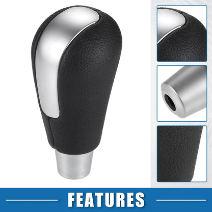 Matte Silver Tone Automatic Transmission Gear Shift Knob for Mazda 3 (2009-2016)