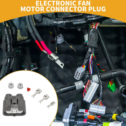 3 Pin Electronic Fan Motor Connector Plug 1x for Toyota
