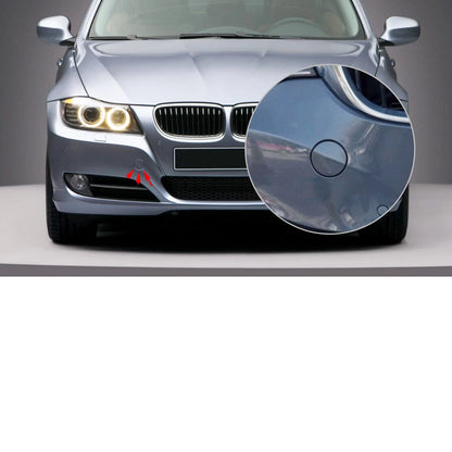 Grey Front Bumper Tow Hook Covers for BMW E90 E91 (2007-2013)