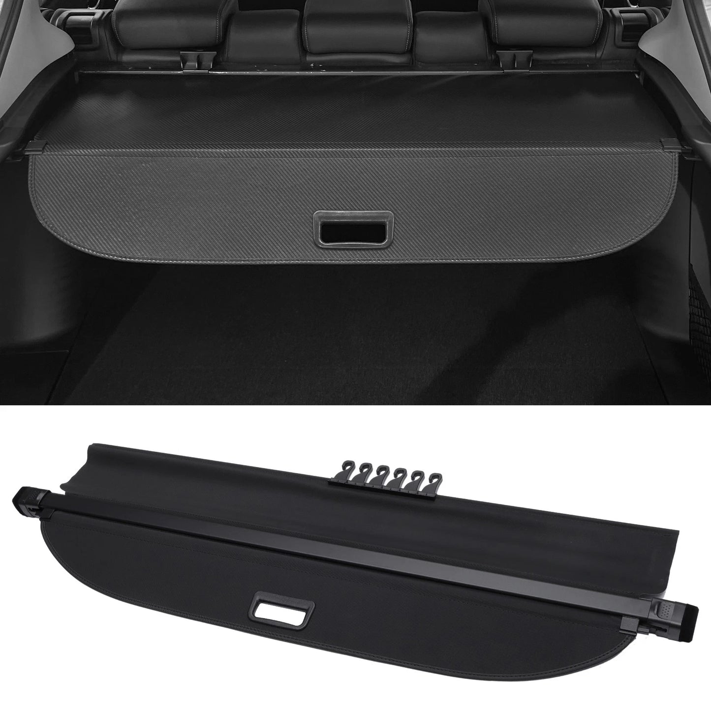 Retractable Cargo Cover for Subaru Forester (2009-2012) Gloss Black