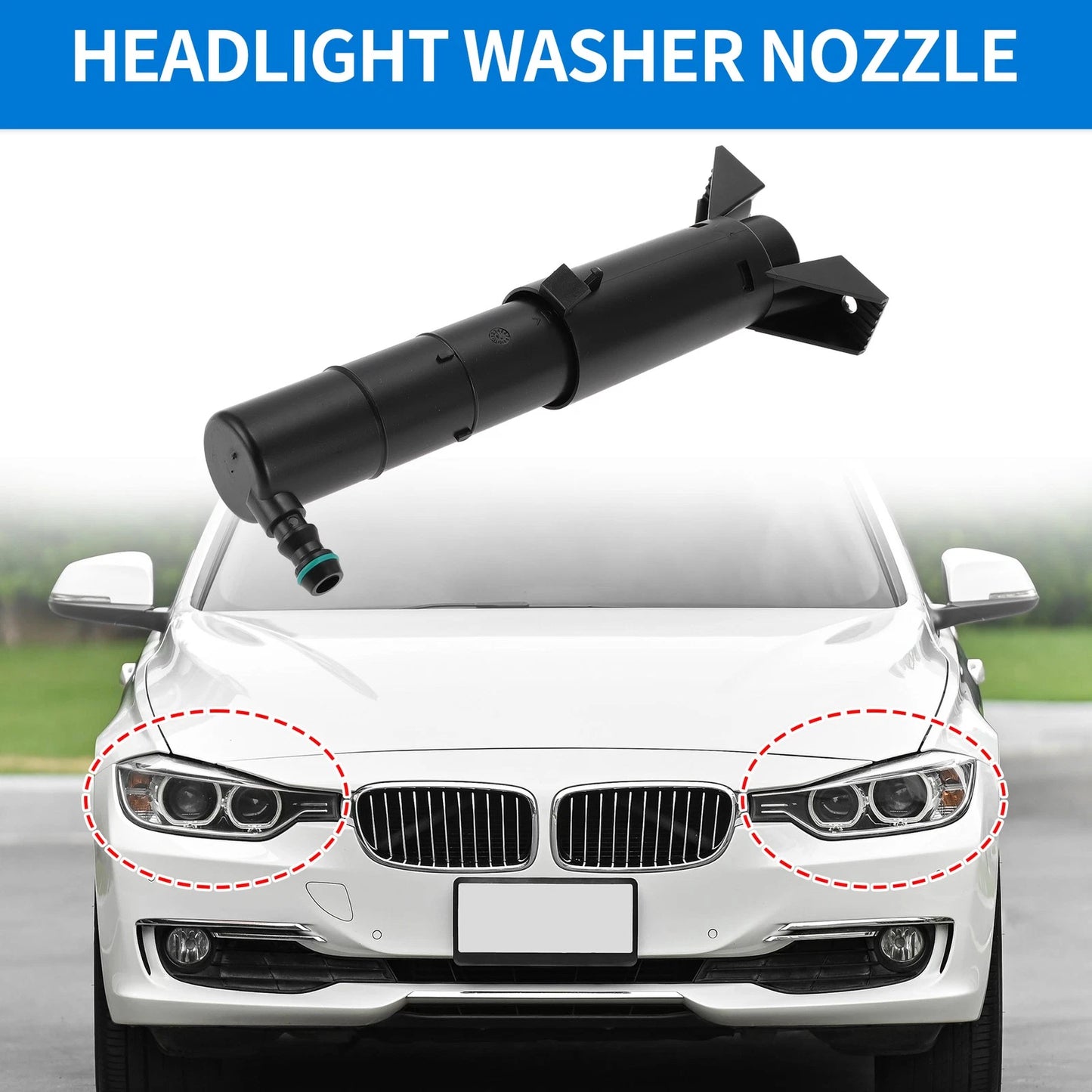 Headlight Washer Nozzle for Porsche Cayenne 2011-2014