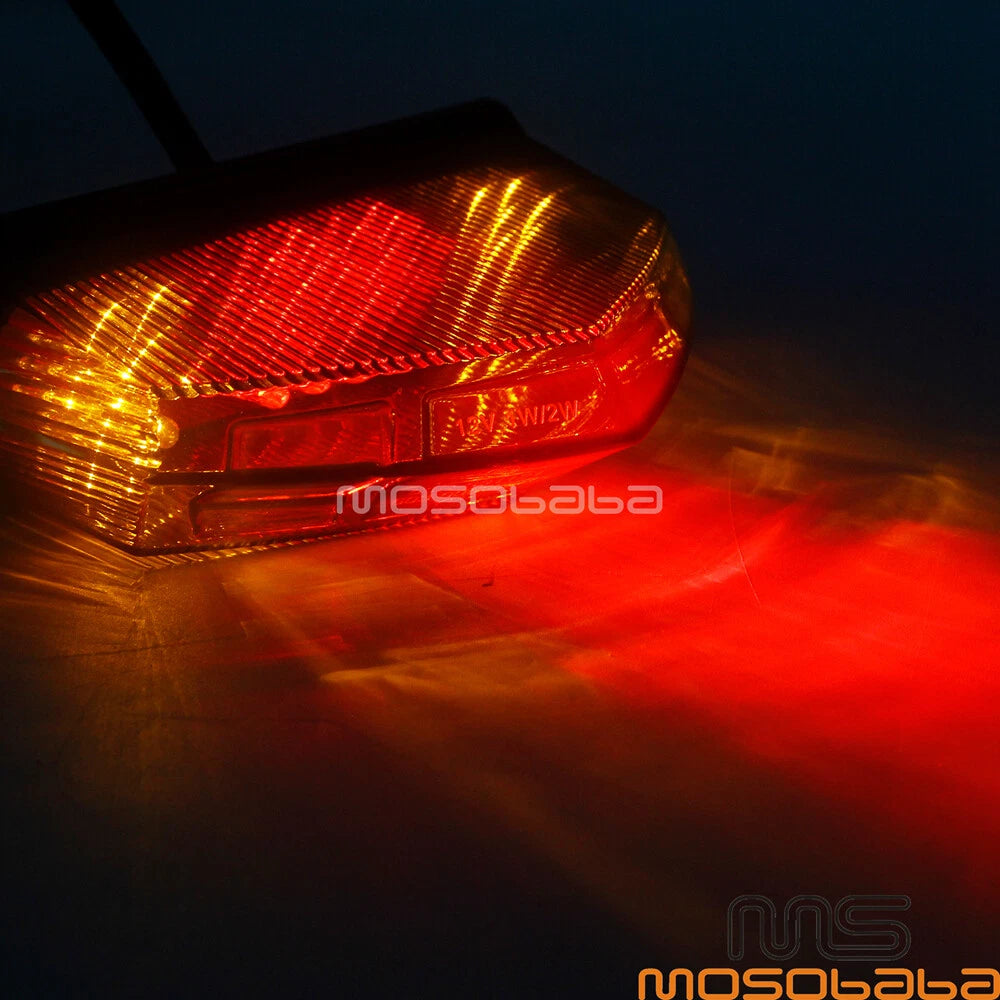 Rear Turn Signal Brake Tail Light for Harley Chopper Bobber & Suzuki LTZ