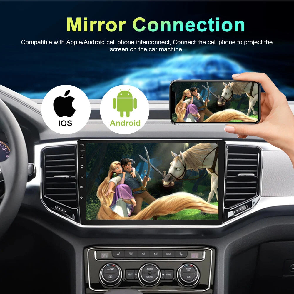 Android Head Unit 4/64G for Toyota Prado (2009-2013) CarPlay GPS Radio