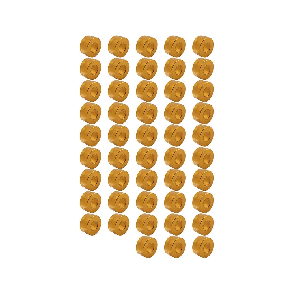 48X Gold Engine Bolt Topper Caps for Harley Twin Cam Touring Dyna Road Glide