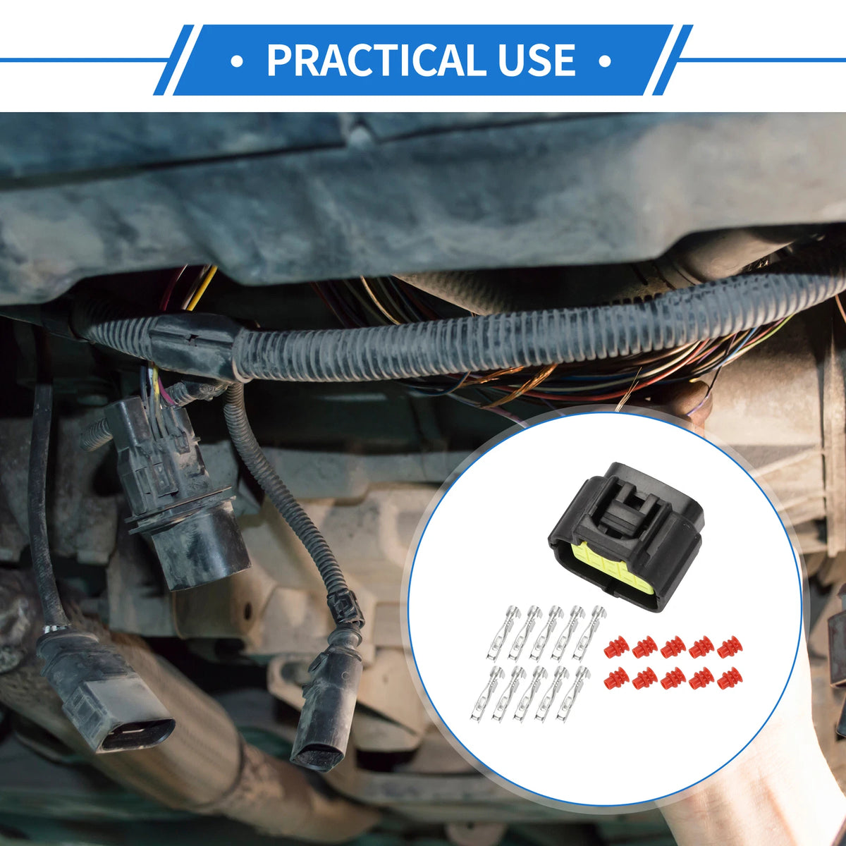 10 Pin Display Monitor Connector Plug for Volvo EC55
